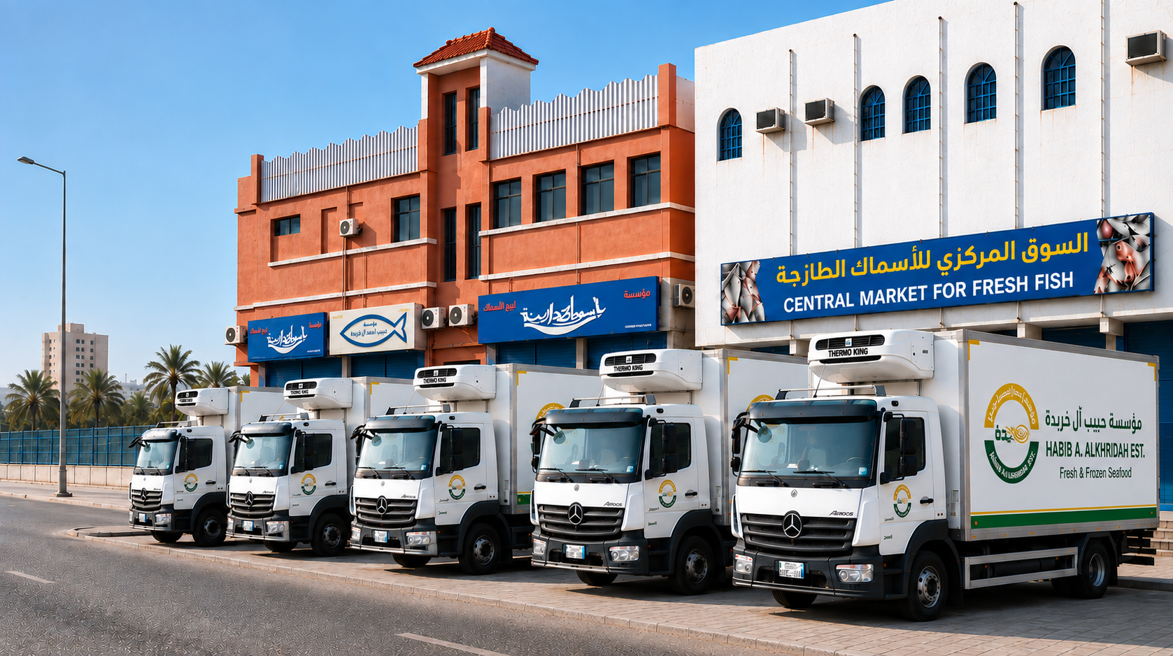 The company's refrigerated delivery fleet